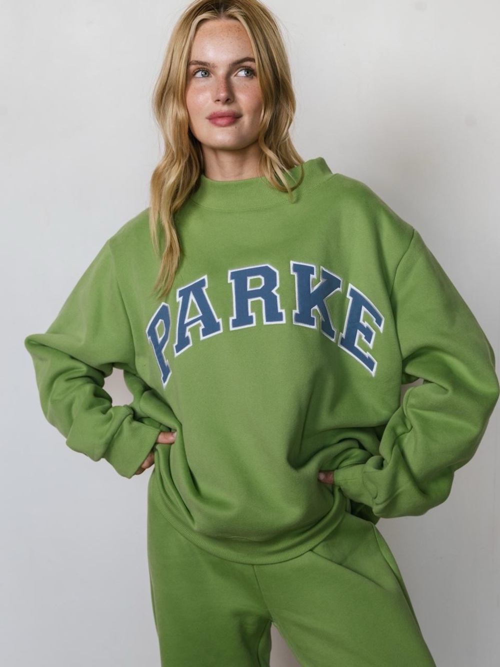BNWT Parke Lagoon Fleece Mockneck